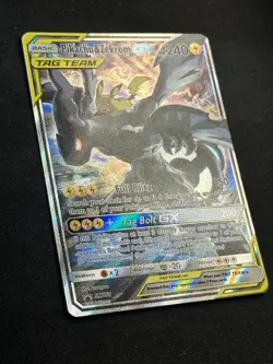 Pokemon TCG Pikachu & Zekrom GX Black Star Promo Card SM168 NM/M - Image 3