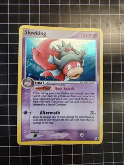 Pokemon Slowking 14/115 Ex Unseen Forces Holo Rare Swirl 🍥 NM - Image 2