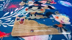 Pokemon Cafe Remix Mimikyu Halloween Promo Clear Card Japanese Used F/S - Image 2