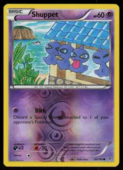 Shuppet 30/108 Common Roaring Skies Pokemon Reverse Holo Lightly Played - Image 1