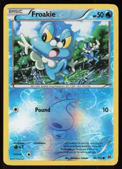 Froakie 46/162 Common BREAKthrough Pokemon Reverse Holo Lightly Played - Image 1