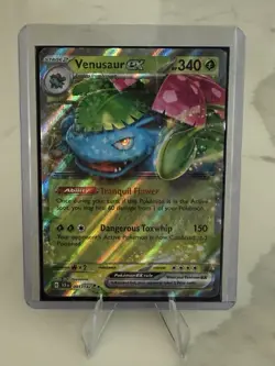 Pokemon TCG Venusaur EX 001/142 Stellar Crown Double Rare NM Condition - Image 1