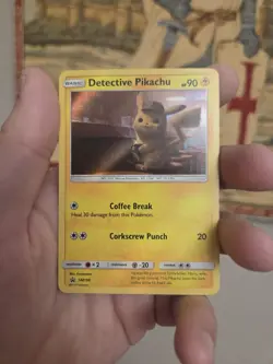 Detective Pikachu SM190 Holo Sun & Moon Promo Pokemon Card - Image 1
