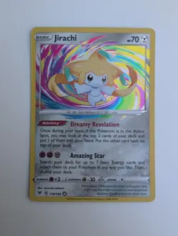 Pokemon TCG Jirachi Vivid Voltage 119/185 Amazing Rare Card - Image 1
