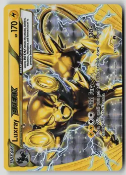 Luxray BREAK 47/122 BREAK Rare BREAKpoint Pokemon NM - Image 1