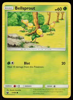 Bellsprout 1/168 Common Celestial Storm Pokemon Near Mint - Image 1