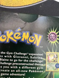 Pokemon OPENED Gym Challenge Koga Theme Deck! OPENED GREAT Condition - Image 4