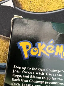 Pokemon OPENED Gym Challenge Koga Theme Deck! OPENED GREAT Condition - Image 5
