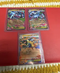 Pokemon TCG Charizard Mega Charizard X EX, Y EX 3 card lot 029 030 013/094 - Image 1