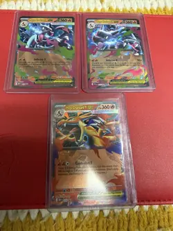 Pokemon TCG Charizard Mega Charizard X EX, Y EX 3 card lot 029 030 013/094 - Image 2