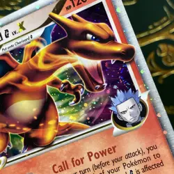 Pokemon Charizard G LV.X DP45 D&P Promo TRIPLE HOLO SWIRLS Black Star MP - Image 2