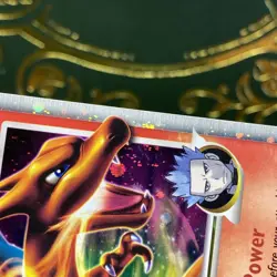 Pokemon Charizard G LV.X DP45 D&P Promo TRIPLE HOLO SWIRLS Black Star MP - Image 3