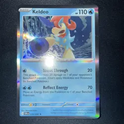 Keldeo 019/086 Rare ME04: Chaos Rising Pokemon Holo Near Mint - Image 1