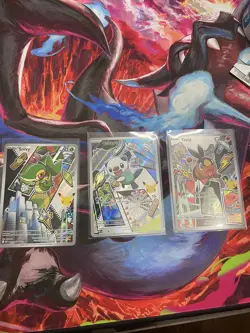 Series 2 Pokemon First Partner Illustration - Snivy 049, Tepig 050, Oshawott 051 - Image 1