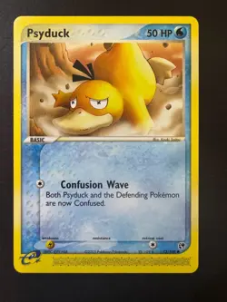 💥 PSYDUCK Pokemon TCG # 73/100 EX Sandstorm NON Holo Rare 2003 Vintage (Minty) - Image 1