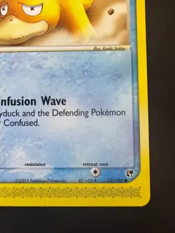 💥 PSYDUCK Pokemon TCG # 73/100 EX Sandstorm NON Holo Rare 2003 Vintage (Minty) - Image 4