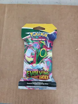 Pokemon TCG Sword & Shield Evolving Skies Sleeved Booster Pack X2 Rayqu, Umbreon 820650808777 - Image 2