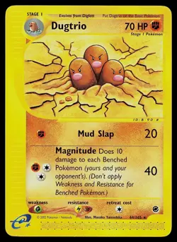 Pokemon Card - Dugtrio Expedition Base Set 44/165 Rare - Image 1
