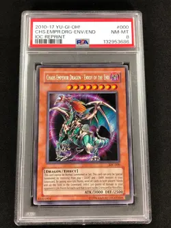 Yugioh 2010 Chaos Emperor Dragon Envoy Of The End IOC-000 PSA 8 Secret Rare - Image 1