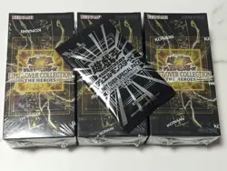 3 Box Yu-Gi-Oh OCG LIMIT OVER COLLECTION THE HEROES Box Japanese w/Promo Card FS - Image 1