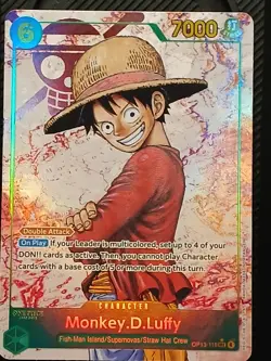 Monkey D Luffy OP13-118 SEC Alt Art One Piece Carrying On His Will English - Image 1