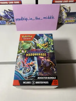 Pokemon TCG Scarlet & Violet Twilight Masquerade Sealed Booster Bundle 6 Pack - Image 1