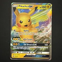 Pikachu GX SM232 Sun & Moon Black Star Promo Pokemon - Image 1