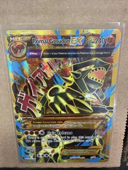 Pokemon Primal Groudon EX Shiny Full Art 97/98 XY-Ancient Origins AOR - Image 1