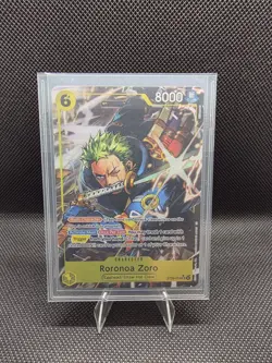 One Piece TCG Roronoa Zoro ST29-014 SR Alt Art English NM - Image 1