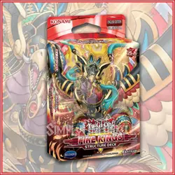 YuGiOh Fire Kings Structure Deck 1st Edition Konami Official ?? - Image 1