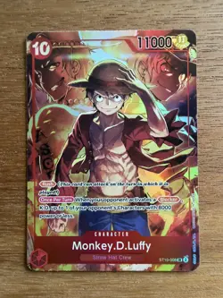 Monkey.D.Luffy (Treasure Booster Set) ST10-006 One Piece Promotion Cards Foil - Image 1