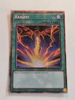 Raigeki MP25-EN015 Starlight Rare Yugioh 2025 Mega Pack 1st Edition Mint - Image 1