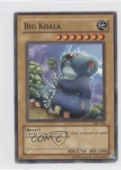 Big Koala Unlimited YuGiOh Invasion of Chaos #IOC-004 2004 READ - Image 1