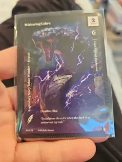 Withering Cobra Wonders of The First Rare Call Of The Stones Card - Image 1