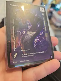 Withering Cobra Wonders of The First Rare Call Of The Stones Card - Image 4