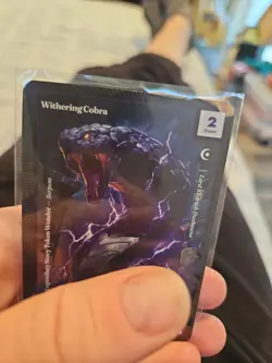 Withering Cobra Wonders of The First Rare Call Of The Stones Card - Image 5