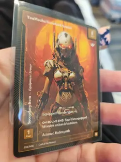 Wonder of the First Call of the Stones TauMecha Standard Armor Rare - Image 4