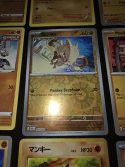 20 Mankey, Primeape & Annihilape Pokemon Cards LP - NM English & Japanese. - Image 2