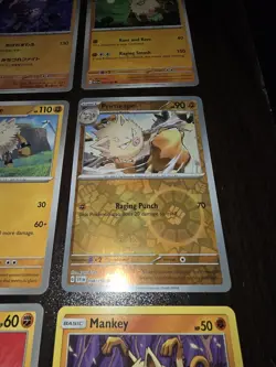 20 Mankey, Primeape & Annihilape Pokemon Cards LP - NM English & Japanese. - Image 4