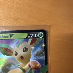 Pokemon Leafeon V SWSH194 Full Art Promo Sword & Shield Holo Card English NM+ - Image 4