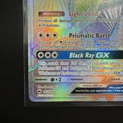 Necrozma GX Burning Shadows 153/147 Secret Rare Pokemon Card - Image 4