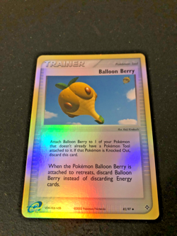 Pokemon Trainer Cards - Balloon Berry & Pokemon Reversal - Reverse Holo - LP - Image 4