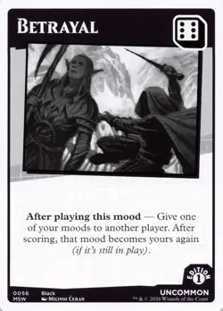 MTG Secret Lair Mood Swings - Betrayal - Uncommon - Card # 0054 - NM - Image 1