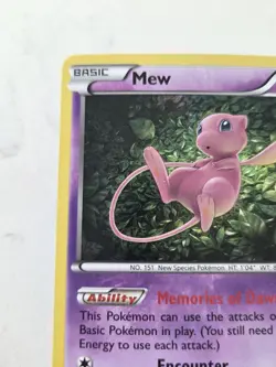Pokemon Mew Holo Rare TCG Card 29/124 XY Fates Collide 2016 NM Condition - Image 4