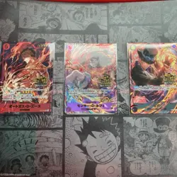 Luffy Ace Sabo SEC SP ONE PIECE Card Game 3rd ANNIVERSARY SET Japanese OP09-119 - Image 1