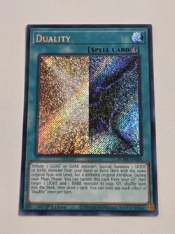 Duality BLMR-EN036 Secret Rare Yugioh Battles of Legend 1st Edition Mint - Image 1
