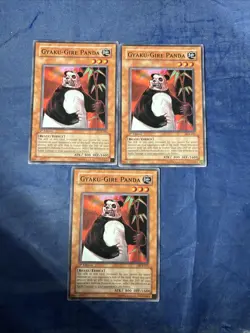 3x Yugioh! Gyaku-Gire Panda - 1st Edition DCR-021 Common (LP/MP) - Image 1