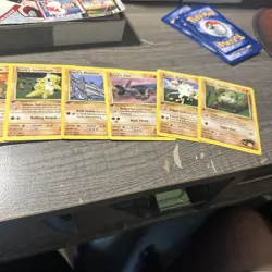 POKEMON GYM HEROES 1ST EDITION 54 CARD LOT SABRINA'S GASTLY + BROCK'S MANKEY + - Image 5