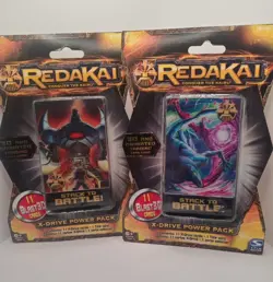 Redakai Conquer the Kairu X Drive TWO Power Packs 3D Animated Trading Cards 2010 - Image 1
