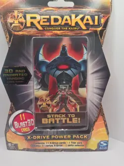 Redakai Conquer the Kairu X Drive TWO Power Packs 3D Animated Trading Cards 2010 - Image 2